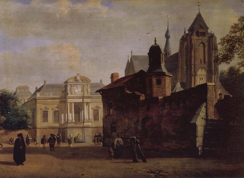 Baroque palaces and the Cathedral, Jan van der Heyden